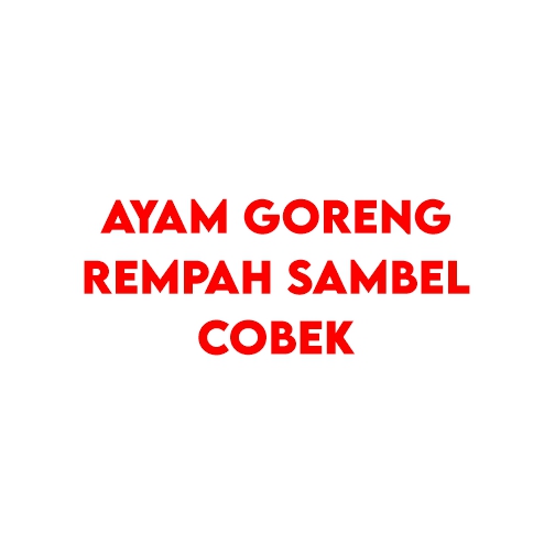 Ayam Goreng Rempah Sambel Cobek